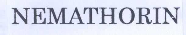 Mẫu nhãn hiệu NEMATHORIN