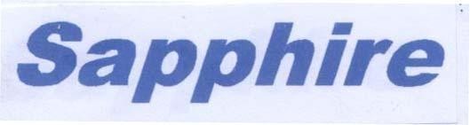 Mẫu nhãn hiệu SAPPHIRE