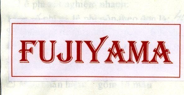 Mẫu nhãn hiệu FUJIYAMA