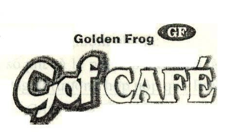 Mẫu nhãn hiệu GOF CAFE GOLDEN FROG GF