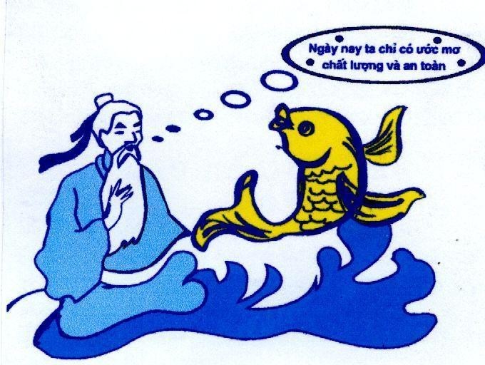 Mẫu nhãn hiệu Ngày Nay Ta Chỉ Có Ước Mơ Chất Lượng Và An Toàn