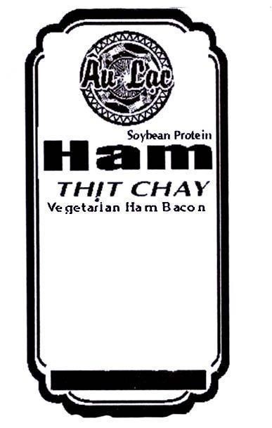 Mẫu nhãn hiệu ÂU LạC HAM SOYBEAN PROTEIN THIT CHAY VEGETARIAN HAM BACON