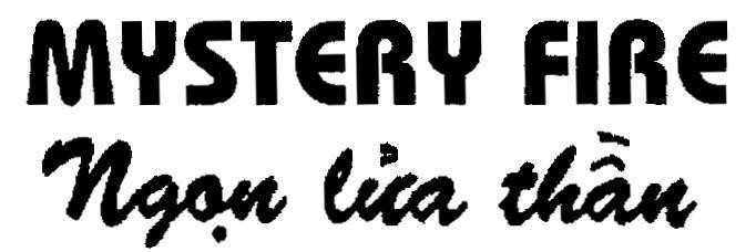 Mẫu nhãn hiệu MYSTERY FIRE Ngọn lửa thần
