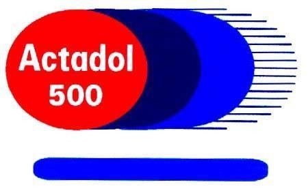 Mẫu nhãn hiệu ACTADOL 500