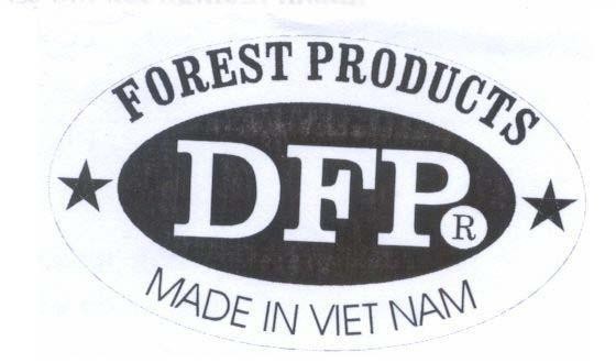 Mẫu nhãn hiệu DFP FOREST PRODUCTS MADE IN VIET NAM