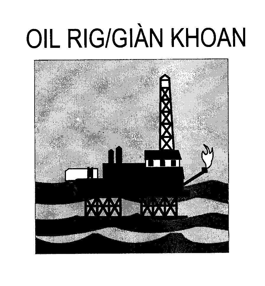 Mẫu nhãn hiệu OIL RIG/Giàn Khoan