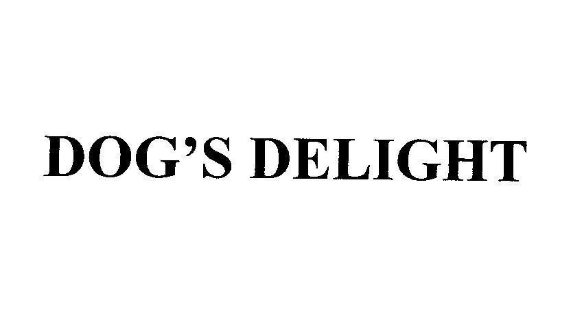 Mẫu nhãn hiệu DOG'S DELIGHT