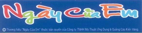 Mẫu nhãn hiệu Ngày Của Em