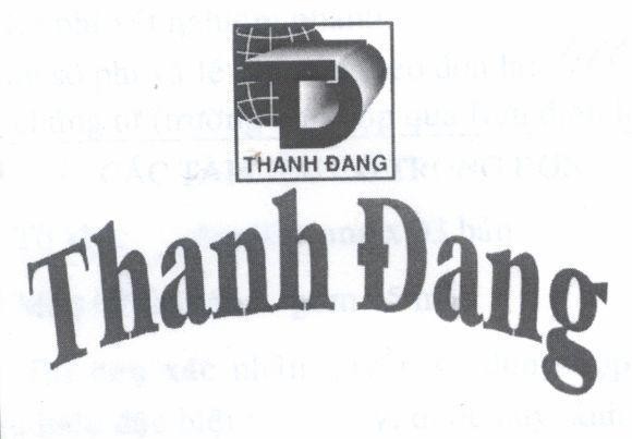 Mẫu nhãn hiệu TD THANH ĐANG