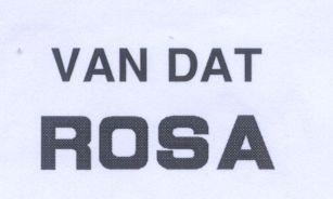 Mẫu nhãn hiệu VAN DAT ROSA