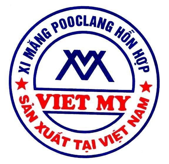 Mẫu nhãn hiệu VM VIET MY Xi Măng POOCLANG Hỗn Hợp Sản Xuất Tại Việt Nam