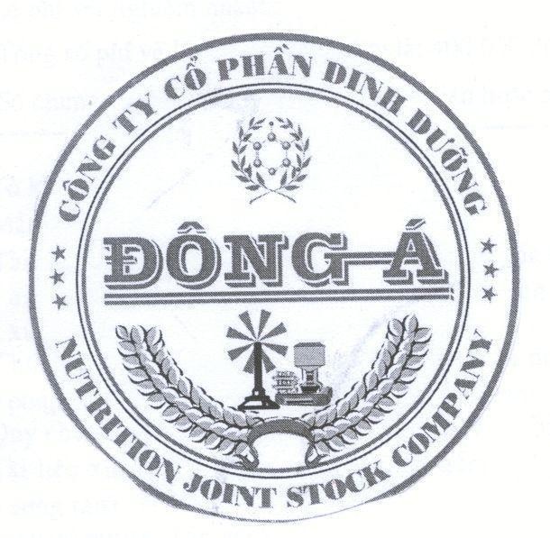 Mẫu nhãn hiệu Đông á Công ty Cổ Phần Dinh Dưỡng NUTRITION JOINT STOCK COMPANY