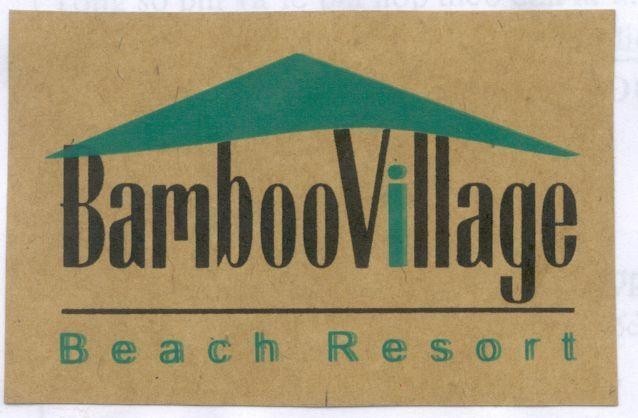 Mẫu nhãn hiệu BAMBOOVILLAGE BEACH RESORT