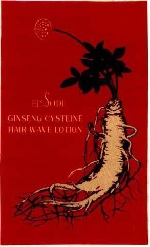 Mẫu nhãn hiệu EPISODE GINSENG CYSTEINE HAIR WAVE LOTION