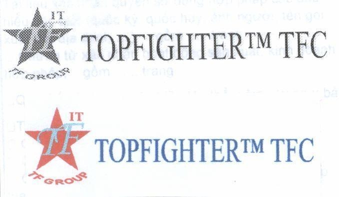 Mẫu nhãn hiệu TOPFIGHTER TM TFC IT TF GROUP