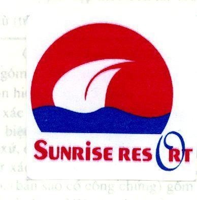 Mẫu nhãn hiệu SUNRISE RESORT