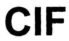 Mẫu nhãn hiệu CIF