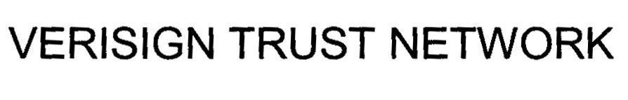 Mẫu nhãn hiệu VERISIGN TRUST NETWORK