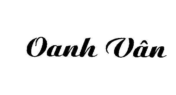 Mẫu nhãn hiệu OANH VÂN
