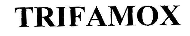 Mẫu nhãn hiệu TRIFAMOX