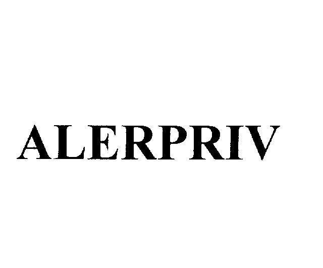 Mẫu nhãn hiệu ALERPRIV