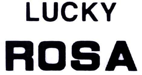 Mẫu nhãn hiệu LUCKY ROSA