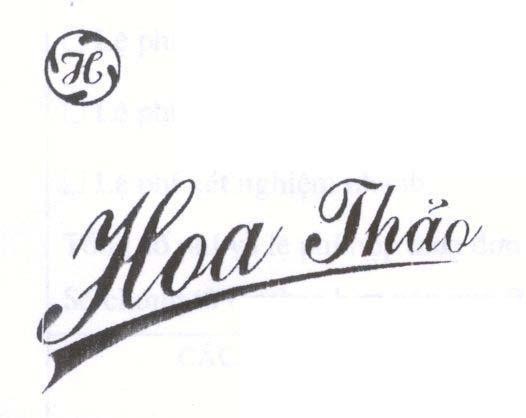 Mẫu nhãn hiệu H HOA THảO