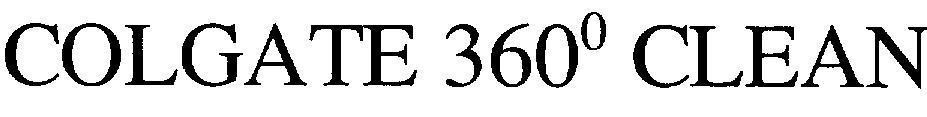 Mẫu nhãn hiệu COLGATE 360 CLEAN