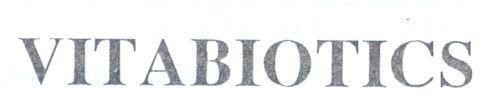Mẫu nhãn hiệu VITABIOTICS