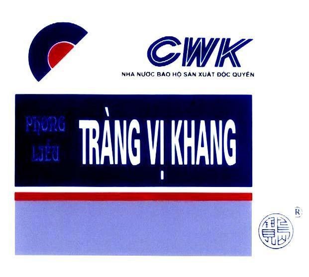 Mẫu nhãn hiệu CWK Phong LiễuTràng Vị Khang