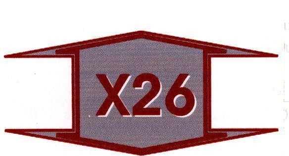 Mẫu nhãn hiệu X 26
