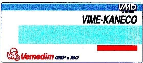 Mẫu nhãn hiệu VIME-KANECO VMD VEMEDIM GMP & ISO