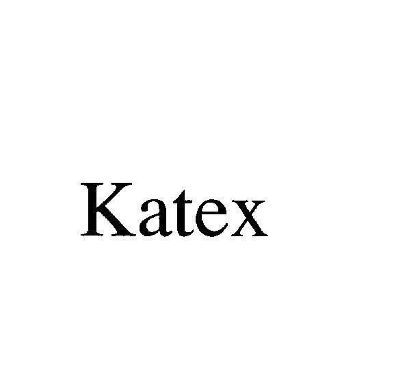 Mẫu nhãn hiệu KATEX