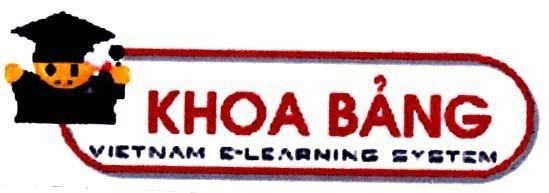 Mẫu nhãn hiệu KHOA BảNG VIET NAM E-LEARNING SYSTEM