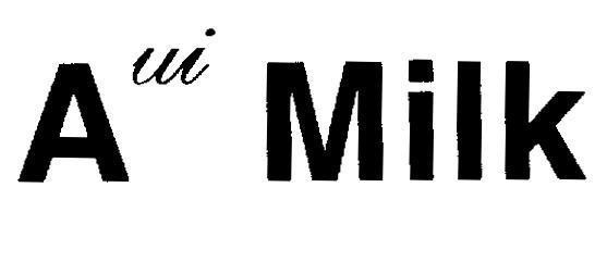 Mẫu nhãn hiệu A MILK