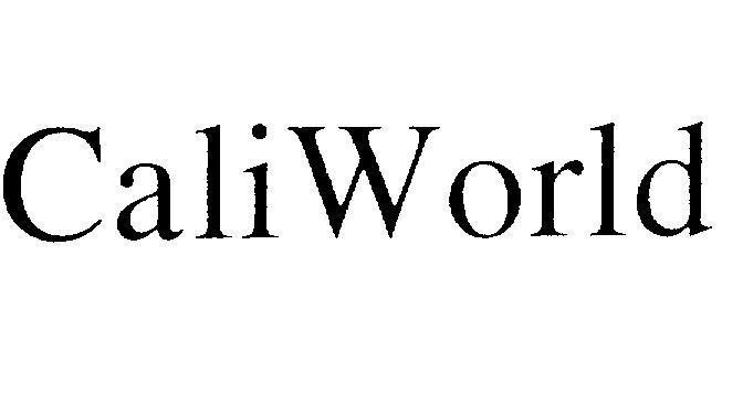 Mẫu nhãn hiệu CALIWORLD