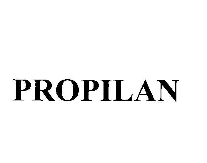 Mẫu nhãn hiệu PROPILAN