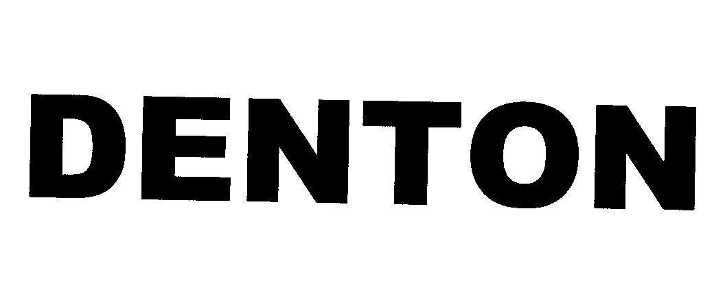 Mẫu nhãn hiệu DENTON
