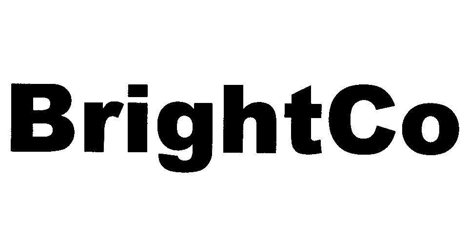 Mẫu nhãn hiệu BRIGHTCO