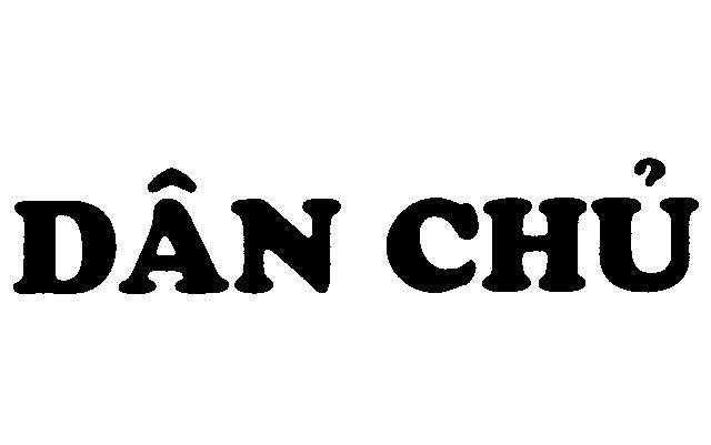 Mẫu nhãn hiệu Dân Chủ