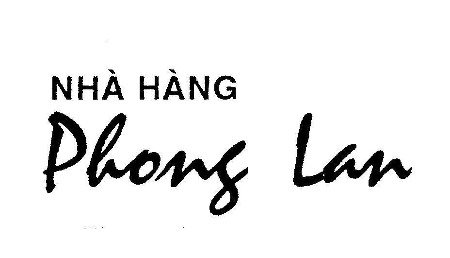 Mẫu nhãn hiệu PHONG LAN NHà HàNG