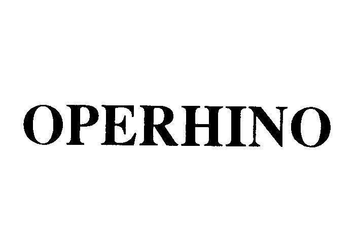 Mẫu nhãn hiệu OPERHINO