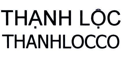 Mẫu nhãn hiệu THạNH LộC THANHLOCCO