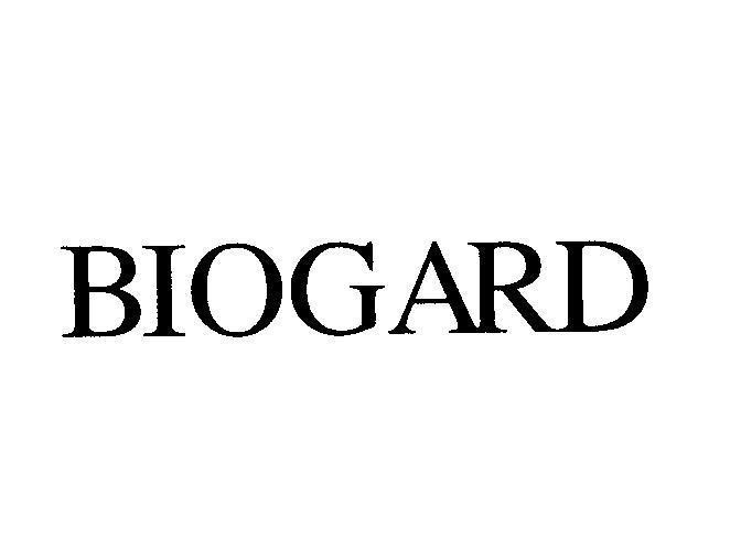 Mẫu nhãn hiệu BIOGARD
