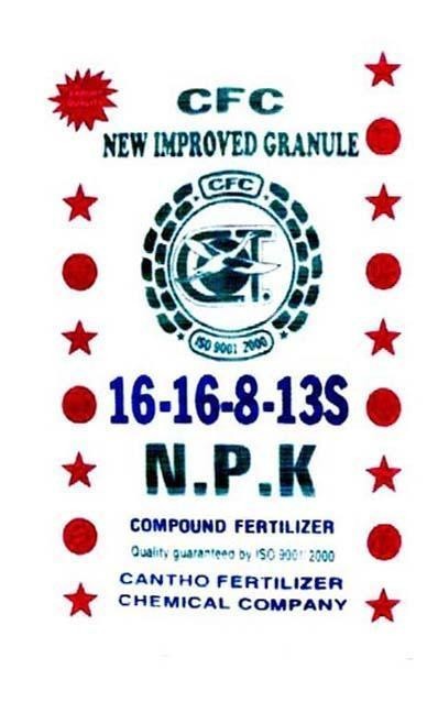 Mẫu nhãn hiệu CFC NEW IMPROVED GRANULE N.P.K