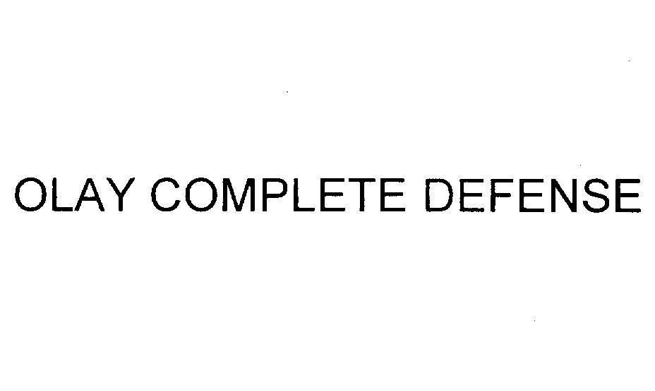 Mẫu nhãn hiệu OLAY COMPLETE DEFENSE
