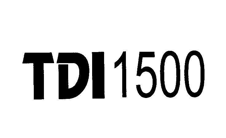 Mẫu nhãn hiệu TDI 1500