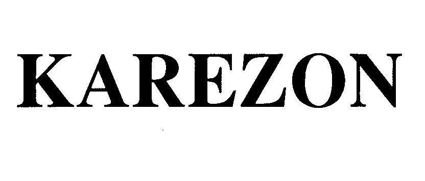 Mẫu nhãn hiệu KAREZON