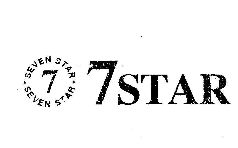 Mẫu nhãn hiệu 7 SEVEN STAR