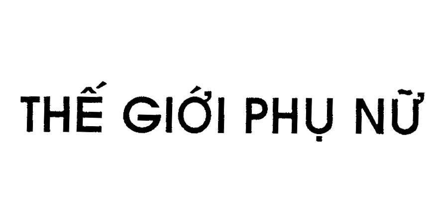 Mẫu nhãn hiệu THế GIớI PHụ Nữ